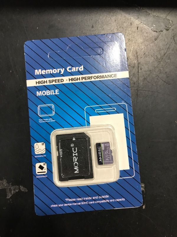 Photo 2 of 512GB Micro SD Card with Adapter 512GB Memory Card Class 10 High Speed for Mobile Phone/Computer/Camera/Portable Gaming Devices/Action Cam