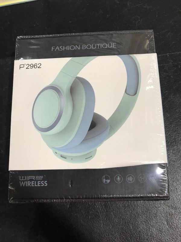 Photo 1 of  Bluetooth Headphones Over-Ear Lightweight Wireless Headphones Hi-Fi Stereo Foldable for Travel,Running 
