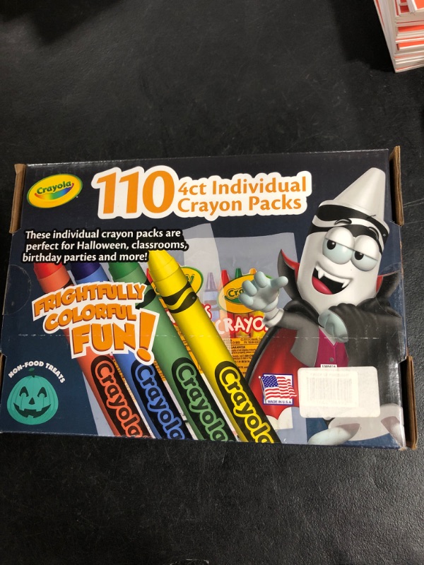 Photo 1 of 110 4CT INDIVIDUAL CRAYON PACKS 