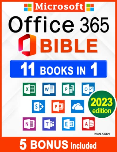 Photo 1 of Microsoft 365: 11 Books in 1: The Ultimate All-in-One Bible to Master Excel, Word, PowerPoint, Outlook, OneNote, OneDrive, Access, Publisher, SharePoint, Teams and Visio with Step-by-Step Tutorials