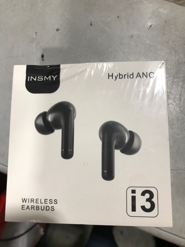 Photo 2 of INSMY Wireless Earbuds Hybrid Active Noise Cancelling Waterproof Earphones with 6 Mics for Clear Calls Authentic Audio Big Bass, 36 Hours Playtime Bluetooth in-Ear Headphones ANC/Ambient Mode (Nude) Brand New