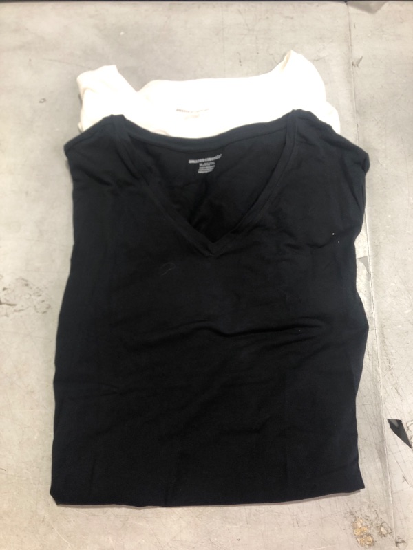 Photo 1 of 2 Piece Black and White Amazon Basics t shirts