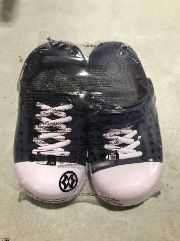 Photo 1 of Eagsouni Summer Clogs for Kids Mules Boys Girls Breathable Non-Slip Beach Slipper Slides 12.5 Little Kid A-dark Blue