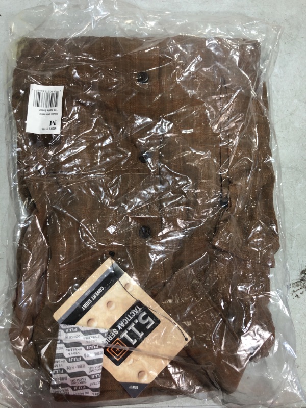 Photo 2 of 5.11 Tactical Men's Covert Select Shirt, Short Sleeve, Style 7119 Medium Brown