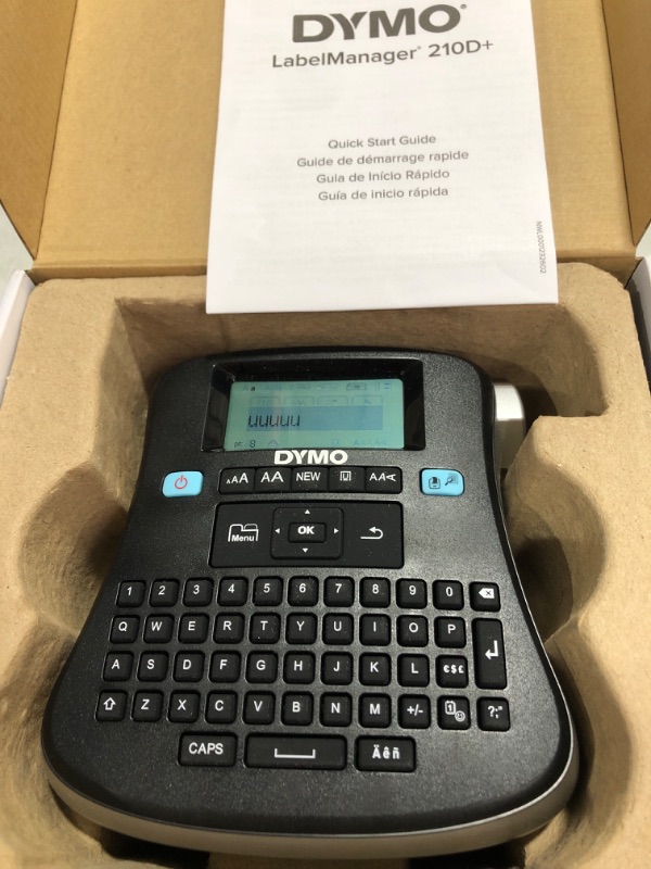 Photo 2 of DYMO LabelManager 210D All Purpose Label Maker with Large Display and QWERTY Keyboard (1738345)