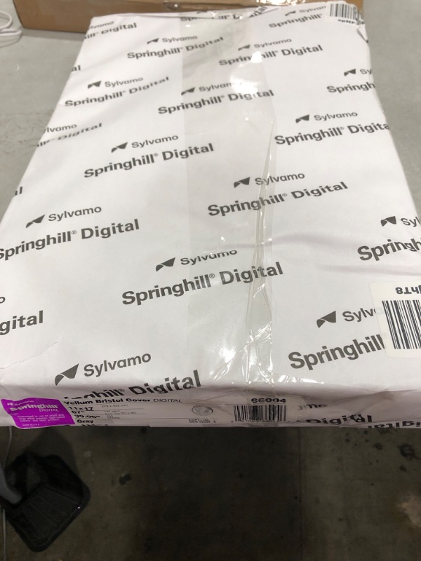 Photo 2 of Springhill 11” x 17” Gray Colored Cardstock Paper, 67lb Vellum Bristol, 147gsm, 250 Sheets (1 Ream) – Premium Lightweight Cardstock, Vellum Printer Paper with Textured Finish – 016000R Gray 1 Ream | 250 Sheets Ledger (11x17)