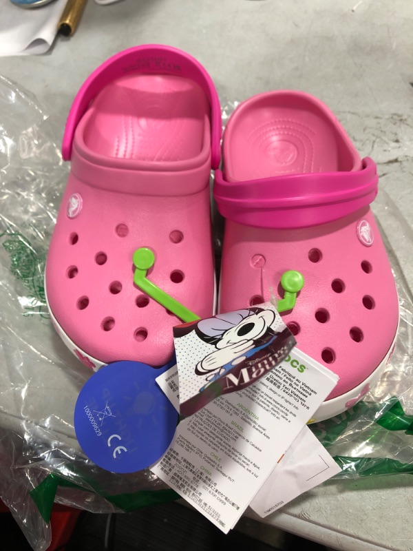 Photo 2 of Crocs unisex-child Disney Mickey and Minnie Mouse Clogs, Light Up Shoes 2 Little Kid Minnie Mouse