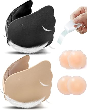 Photo 1 of  Sticky Bra Invisible Strapless Push up Bra, Reusable Backless Bras for Women, Self Adhesive Bra for Big Busted Women-D5  2 pack 