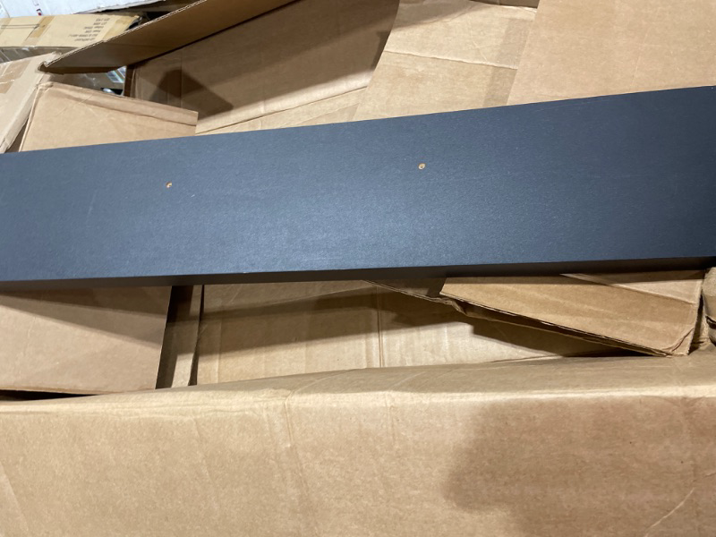 Photo 1 of 39.5x 8 Black Wall Shelf