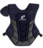 Photo 1 of CHAMPRO Sports Optimus Pro Plus Sport Chest Protector 14 in. navy and Gray
