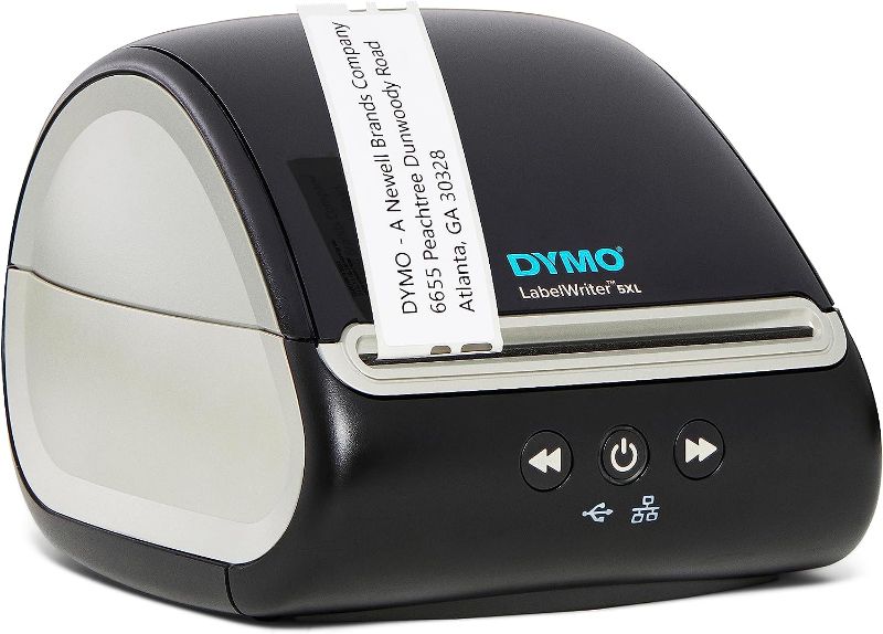 Photo 1 of DYMO LabelWriter 5XL Label Printer, Automatic Label Recognition, Prints Extra-Wide Shipping Labels (UPS, FedEx, USPS) from Amazon, Ebay, Etsy, Poshmark, and More, Perfect for Ecommerce Sellers