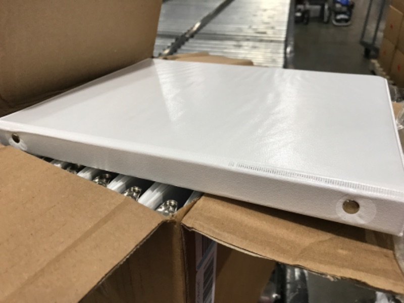 Photo 1 of 12 WHITE BINDERS 