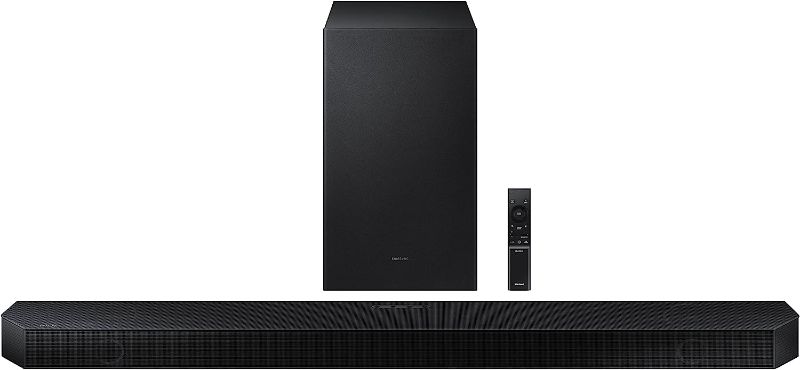 Photo 1 of SAMSUNG HW-Q700B 3.1.2ch Soundbar w/Dolby Audio, 2022 and Rear Speaker Kit - Wireless Dolby Atmos/DTS: X (SWA-9500S, 2021 Model) HW-Q700B Soundbar w/ 9500S Rear Speakers