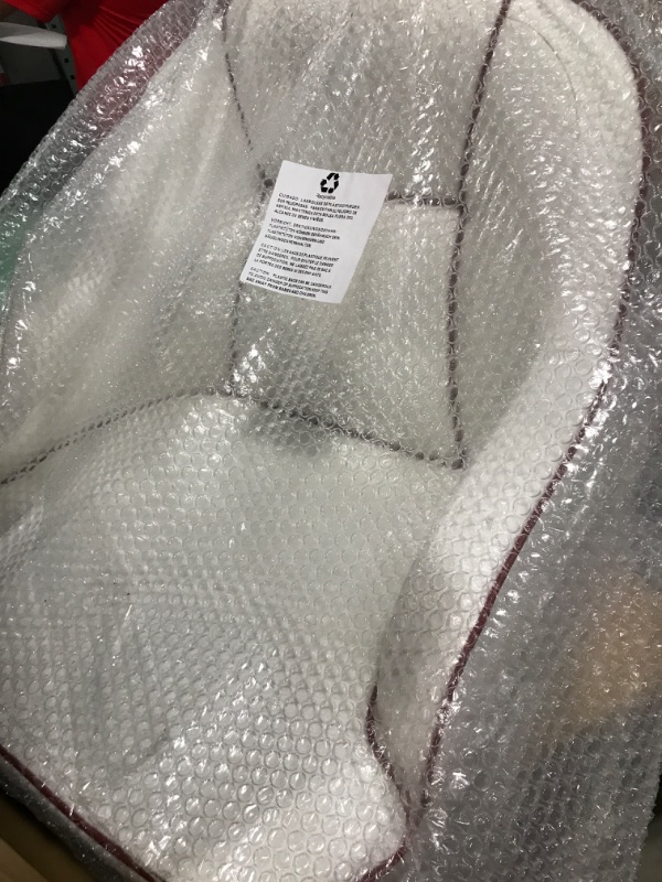 Photo 1 of Leader Accessories Pontoon Captains Bucket Seat Boat Seat (White/Red piping) B - White/Red piping