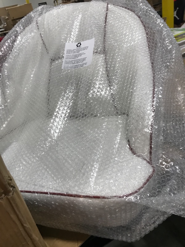 Photo 1 of Leader Accessories Pontoon Captains Bucket Seat Boat Seat (White/Red piping) B - White/Red piping