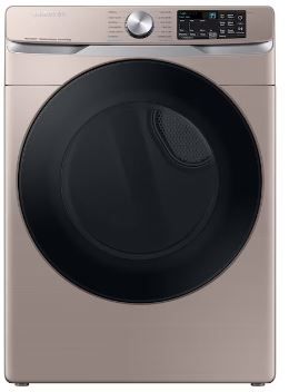 Photo 1 of Samsung 7.5-cu ft Stackable Steam Cycle Smart Electric Dryer (Champagne)