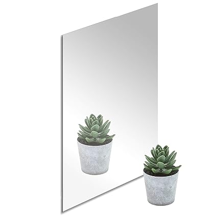 Photo 1 of (4-Pack) 12" x 24" Silver Mirrored Acrylic – 5/64" Thick; Perfect for Decorative Furniture, Craft Projects, Signs and More; The Unshattered Substitute for Glass Mirror, Safe for Children and Adults