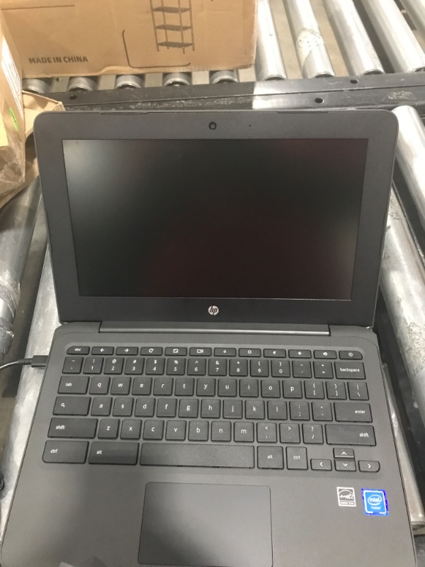 Photo 3 of HP Newest Flagship Chromebook, 11.6" HD (1366 x 768) Display, Intel Celeron Processor N3350, 4GB LPDDR2, 32GB eMMC, Chrome OS, HD Graphics 500, 11A-NB0013DX, Ash Gray Device Only