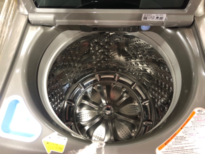 Photo 5 of LG TurboWash 5.5-cu ft High Efficiency Impeller Smart Top-Load Washer (Graphite Steel) ENERGY STAR