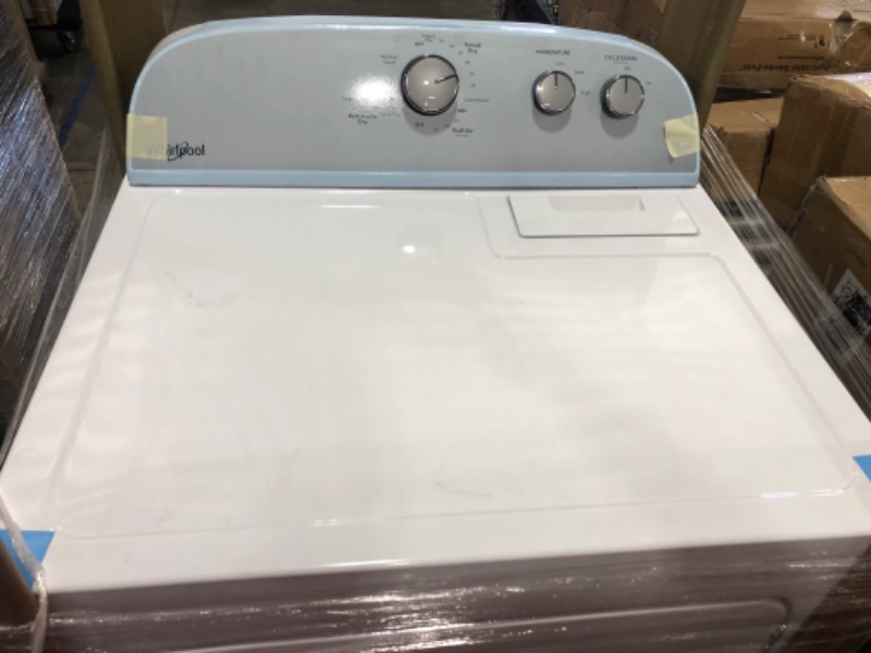 Photo 3 of Whirlpool 7-cu ft Electric Dryer (White)