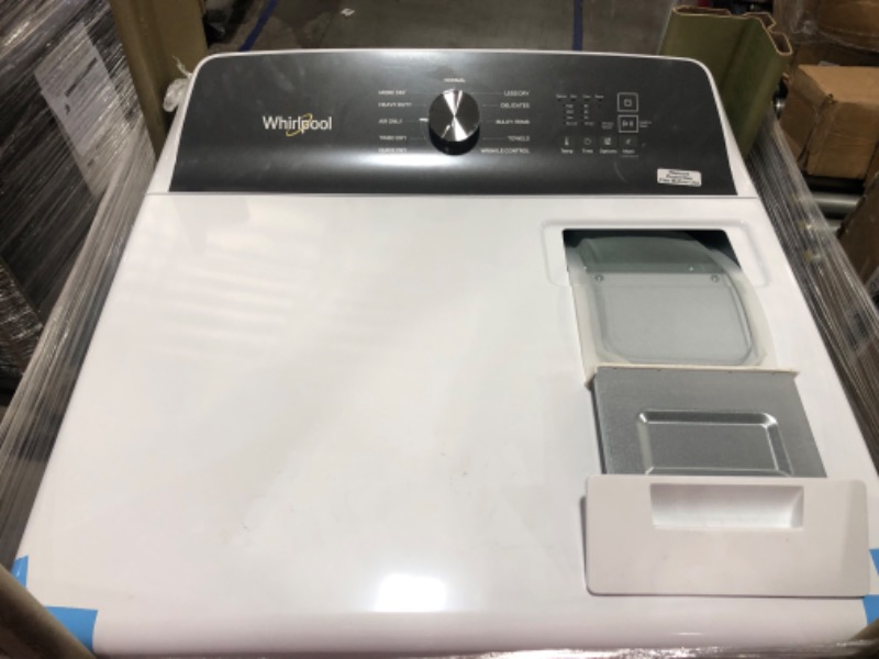 Photo 3 of Whirlpool 7-cu ft Electric Dryer (White)