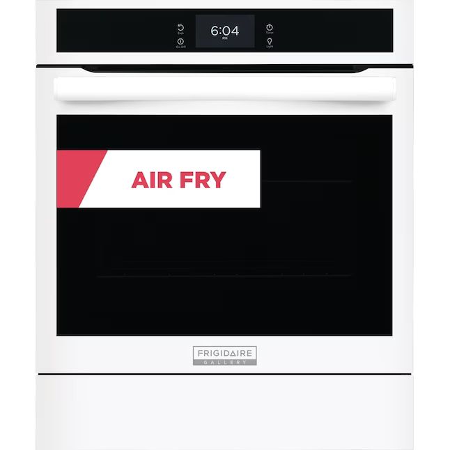 Photo 1 of Frigidaire Gallery 24-in Self-cleaning Air Fry Convection European Element Single Electric Wall Oven (White)