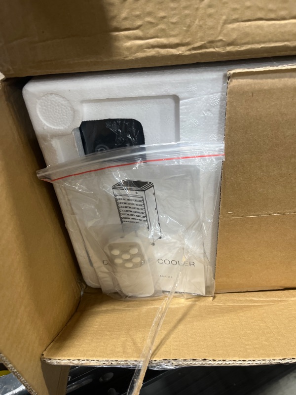 Photo 2 of 
Portable Air Conditioners[ 2023 Newest], 3 IN 1Air Conditioner Portable for Room, 65° Oscillation Swamp Cooler with 3 Wind Speeds, 4 Modes, 6 Ice Packs,12H Timer, Remote, Portable AC for Office Home
