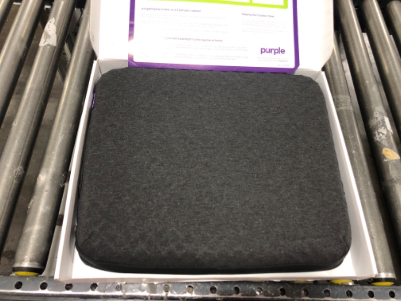 Photo 2 of Purple Royal Seat Cushion - Seat Cushion for The Car Or Office Chair - Temperature Neutral Grid