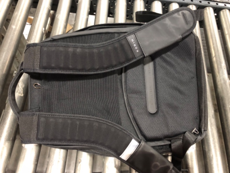Photo 4 of  KORIN Laptop Bag For Men Women - Laptop Backpack 15.6" Travel Backpack with USB Charging Port, Original Design Flippack Anti-Theft Backpack For Traveling, Hiking, Commuting, Black 