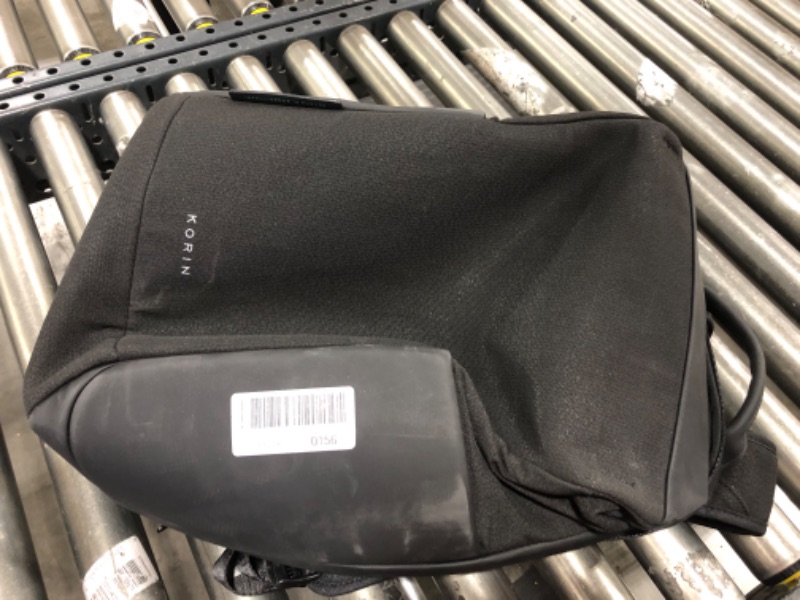 Photo 3 of  KORIN Laptop Bag For Men Women - Laptop Backpack 15.6" Travel Backpack with USB Charging Port, Original Design Flippack Anti-Theft Backpack For Traveling, Hiking, Commuting, Black 