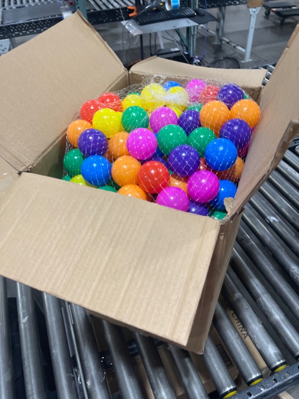 Photo 2 of MISSING - Ball Pit Balls 500 pcs for Kids, Children Crush-Proproof Plastic Balls for Ball Pit with 7 Bright Colors, Safe and Non-Toxic, BPA Free, Baby Toddler Pit Balls with Storage Mash Bag (2.2inch)