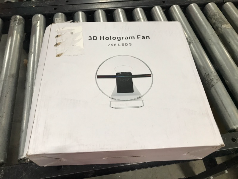 Photo 2 of 3D Hologram Fan with WiFi, 512PX Hi-Resolution 12" Holographic Video Projector, Graphic 3D Video-3D Advertising Display is Best for Store Shop Holiday Events Display Built-in Rechargeable Battery