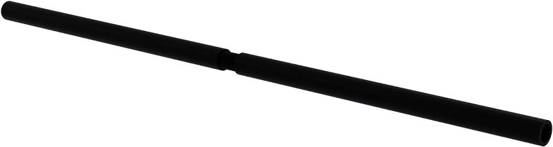 Photo 1 of 60 Inch Shower Curtain Rod, Matte Black
