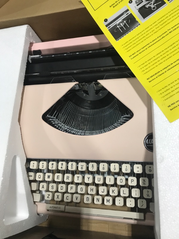 Photo 2 of We R Memory Keepers 0718813102971 Typewriter Typecast-Pink