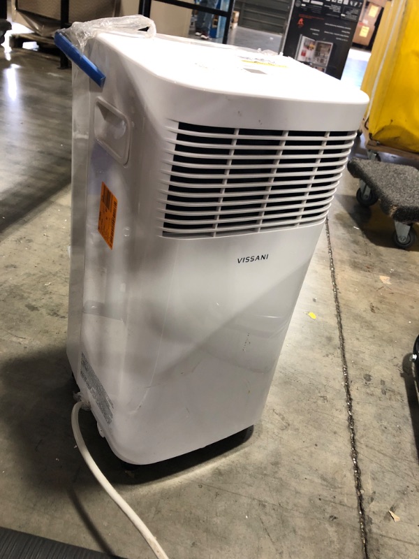 Photo 2 of 5,000 BTU 115-Volt Portable Air Conditioner with Dehumidifier Mode and Remote in White
