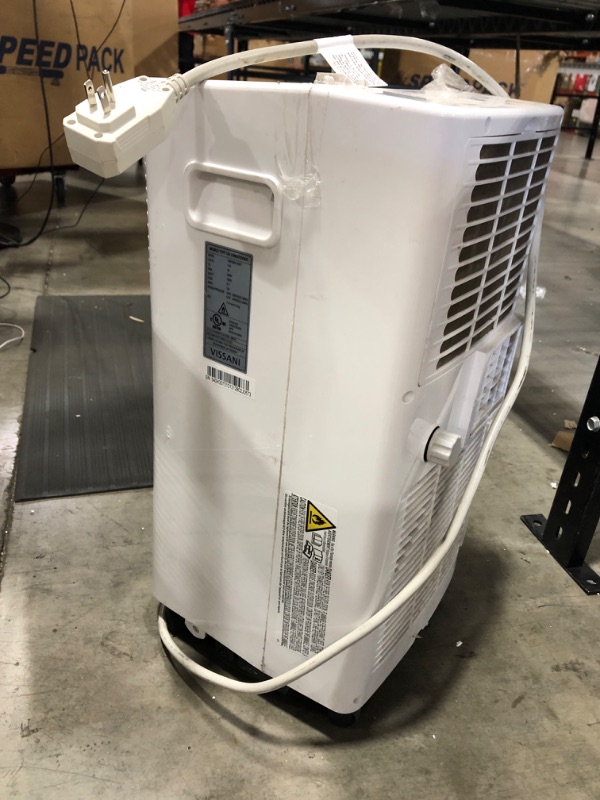 Photo 4 of 5,000 BTU 115-Volt Portable Air Conditioner with Dehumidifier Mode and Remote in White
