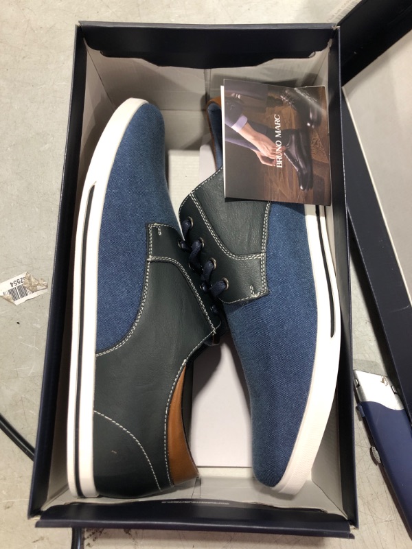 Photo 2 of Bruno Marc Men's Rivera Oxfords Shoes Sneakers 12 Navy