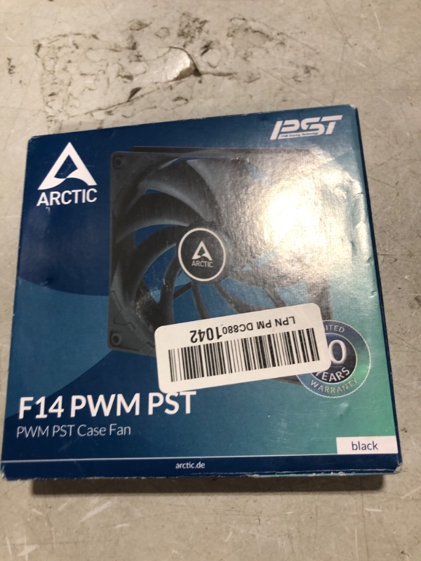 Photo 2 of ARCTIC F14 PWM PST - 140 mm PWM PST Case Fan with PWM Sharing Technology (PST), Very Quiet Motor, Computer, Fan Speed: 200-1350 RPM - Black