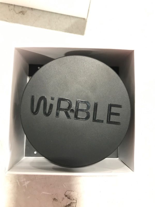 Photo 1 of Cable Management by Wirble, 4 Inches in Diameter, Black Cord Organizer for Desk Nightstand USB Hub System to Cover and Hide Cords 1 Pack Black