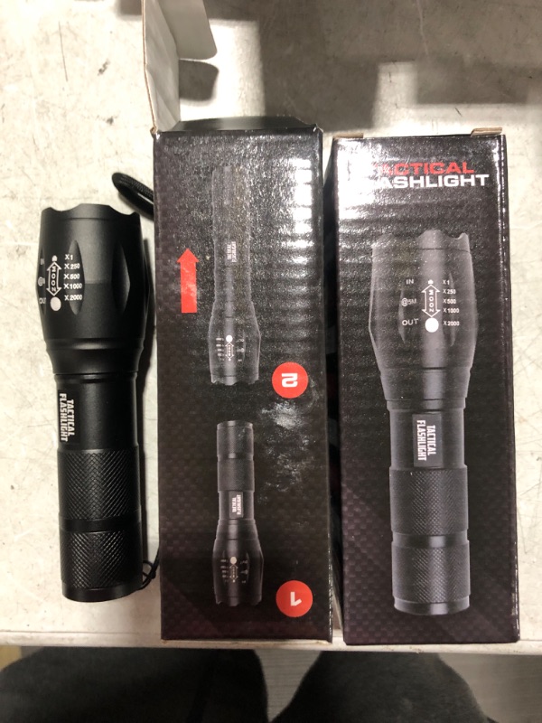 Photo 2 of 2 Pack Tactical Flashlight