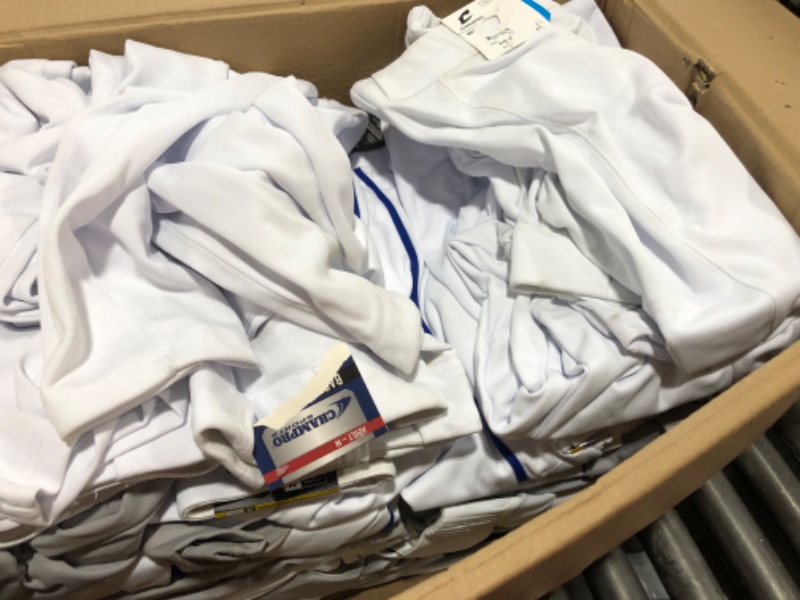 Photo 3 of BOX LOT OF ASSORTED BASEBALL PANTS, YOUTH AND ADULT SIZES, VARIOUS SIZES, STYLES AND COLORS