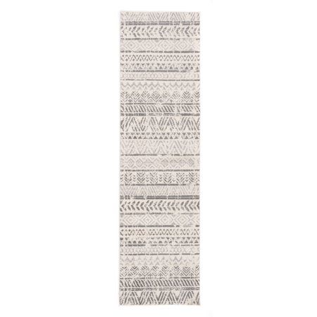 Photo 1 of  The Curated Nomad Midtown Geometric Distressed Bohemian Rug 2' X 7' Runner