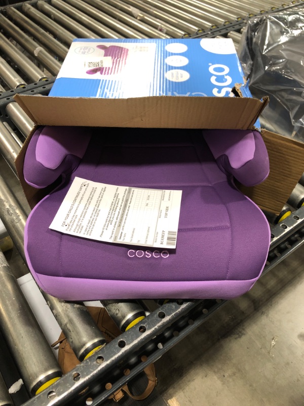 Photo 2 of Cosco Topside Booster Car Seat - Easy to Move, Lightweight Design (Grape), 1 Count (Pack of 1)