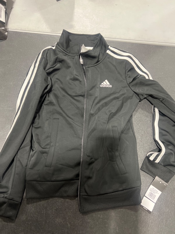 Photo 1 of Adidas Boy's Iconic Tricot Jacket - Black - Size 10/12