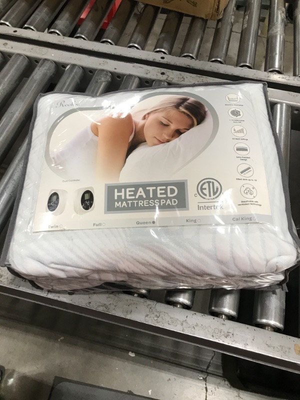 Photo 2 of  Electric Zoned Heated Mattress Pad Cover Dual Control,Heating Blanket