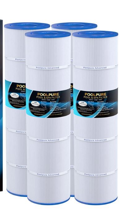 Photo 1 of 4 Pack POOLPURE Pool & Spa Filter PLF105A Pool Filter, pol-plf105a