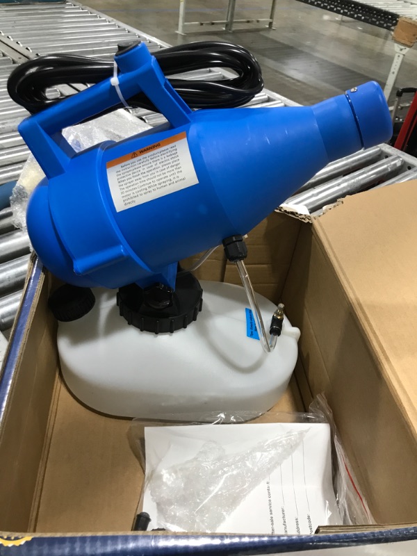 Photo 2 of 4.5L (1.2 Gallon) Electric ULV Portable Fogger Sprayer Machine Atomizer Mist Cold Fogger Machine Spraying Distance 30ft 