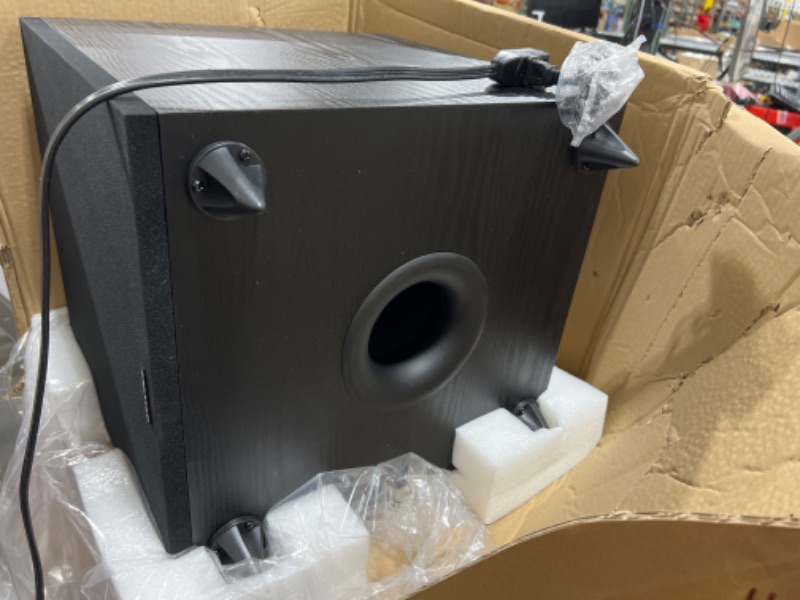 Photo 6 of Monoprice 150W 12" Powered Subwoofer, Black
