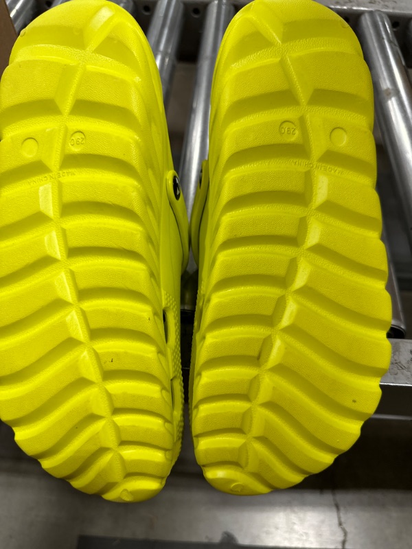 Photo 1 of Amoji Garden Clogs Shoes Garden Shoes Outdoor Slippers Gardening Shoes Summer Water Clogs Yard Shoes Adult Male Female AA1521 Lemon Size 14 Women/12.5 Men