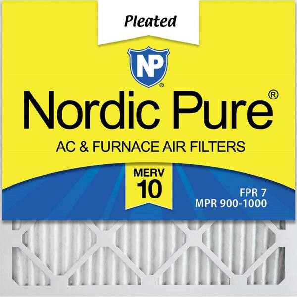 Photo 1 of 20 x 20 x 1 Dust Reduction Pleated MERV 10 - FPR 7 Air Filters 